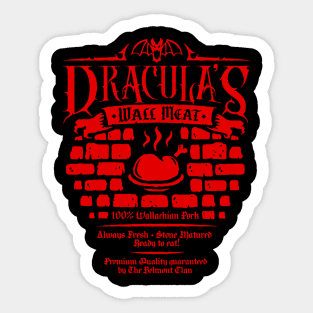 Dracula's Wall Meat - Red Sticker